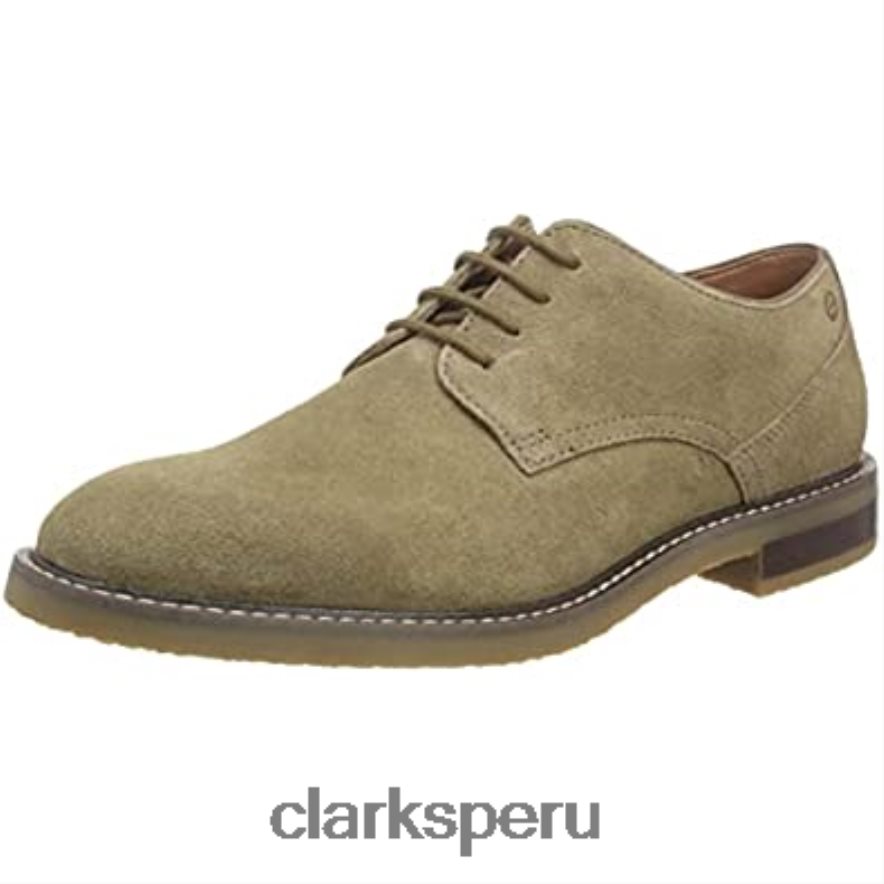 clarks jaxen low oxford ante oliva para hombre hombres Clarks 40N4LX1062 ante oliva