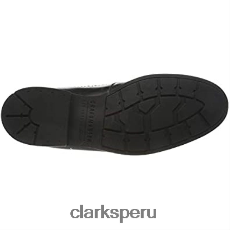 clarks oxford con punta de ala negra para hombre hombres Clarks 40N4LX836 cuero negro cuero negro