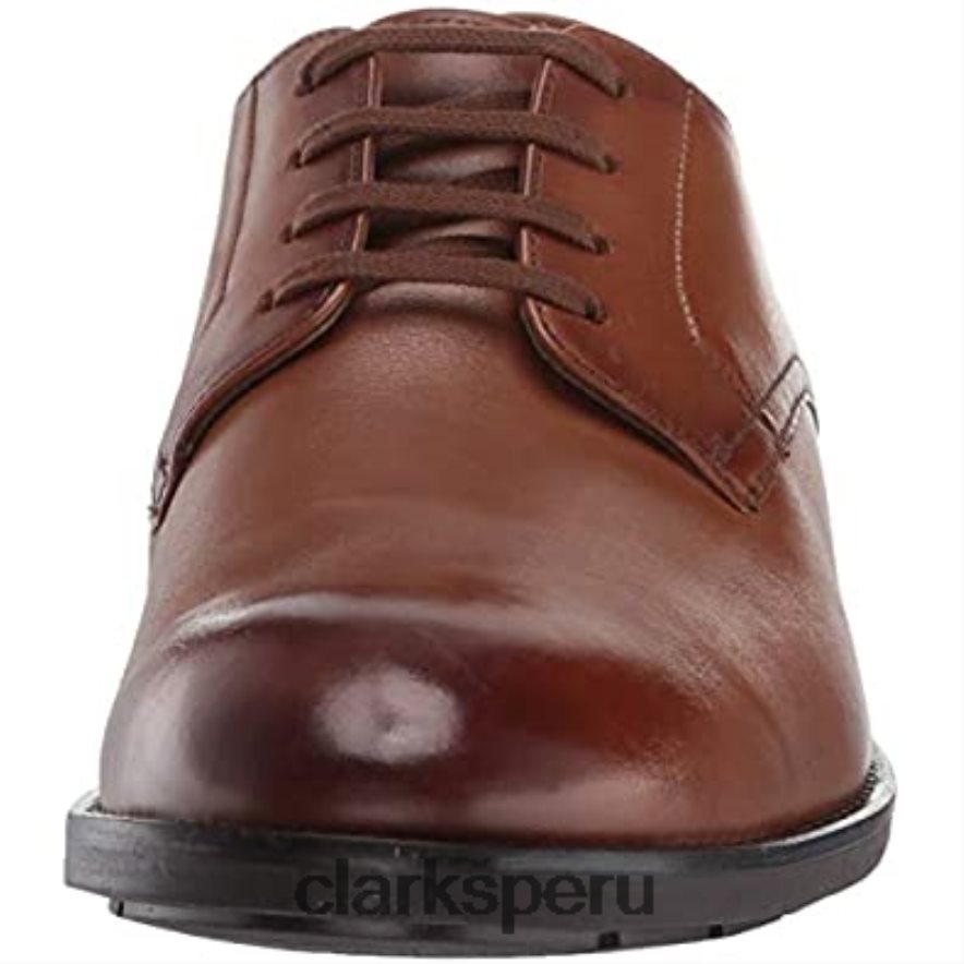 clarks oxford hombre cuero tostado hombres Clarks 40N4LX1821