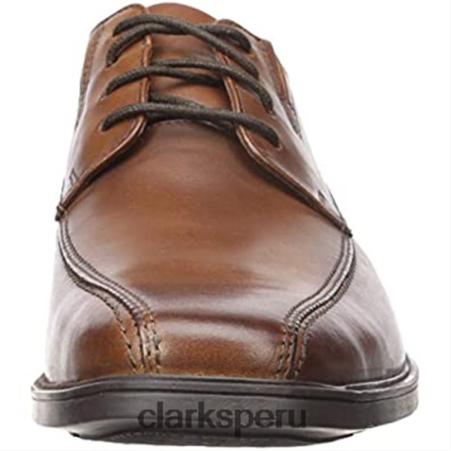 clarks oxford tilden walk para hombre de cuero color canela oscuro hombres Clarks 40N4LX660 cuero bronceado oscuro