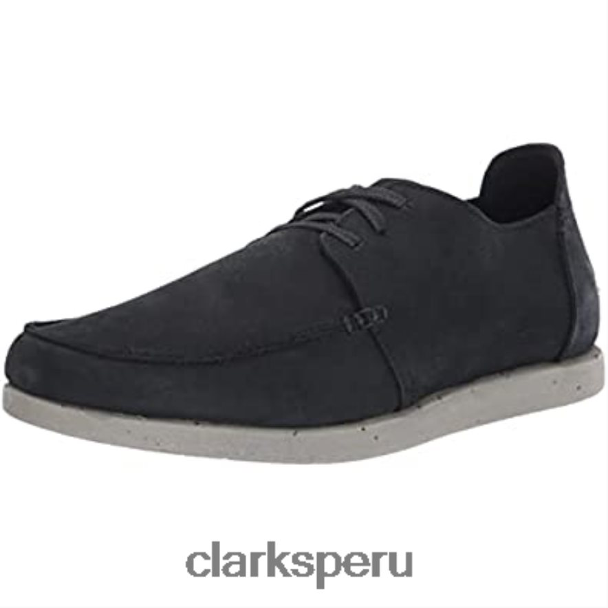 clarks shacre lite low oxford azul marino de nubuck para hombre hombres Clarks 40N4LX448 nubuck azul marino