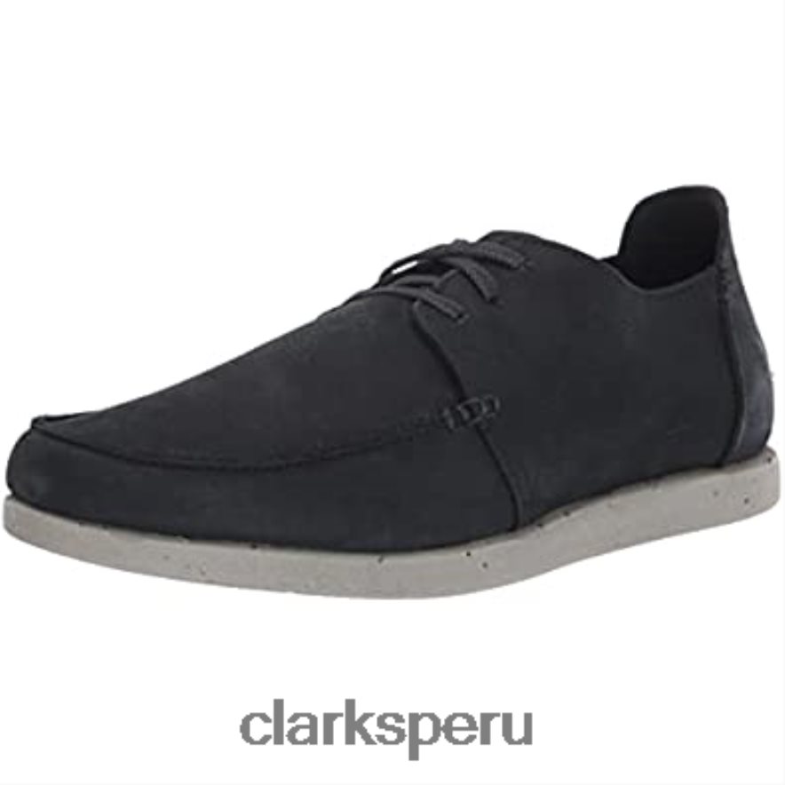 clarks shacre lite low oxford azul marino de nubuck para hombre hombres Clarks 40N4LX448 nubuck azul marino