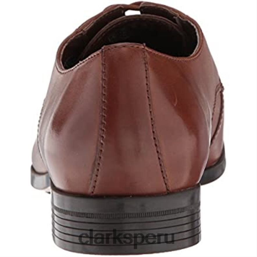 conwell plaoxford clarks cuero canela para hombre hombres Clarks 40N4LX1271 cuero marrón