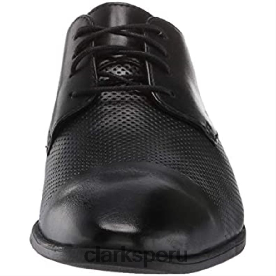 gorra bampton hombre oxford clarks cuero negro hombres Clarks 40N4LX2837