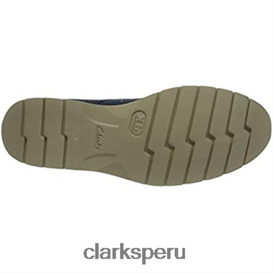 gorra bayhill para hombre oxford nubuck azul oscuro clarks hombres Clarks 40N4LX966 nubuck azul oscuro