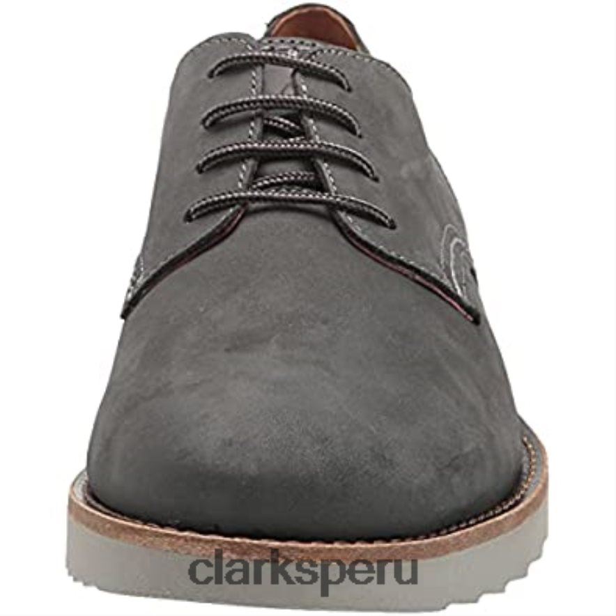 hombre fallhill plaoxford clarks nubuck gris hombres Clarks 40N4LX1367 nubuck gris