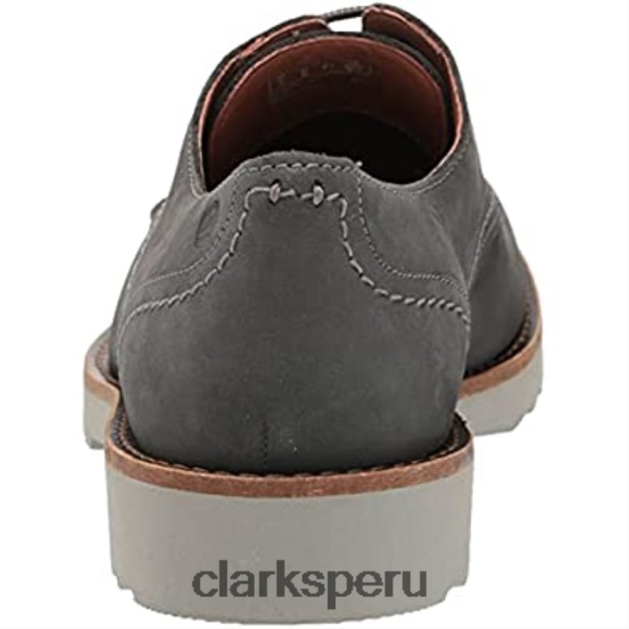 hombre fallhill plaoxford clarks nubuck gris hombres Clarks 40N4LX1367 nubuck gris