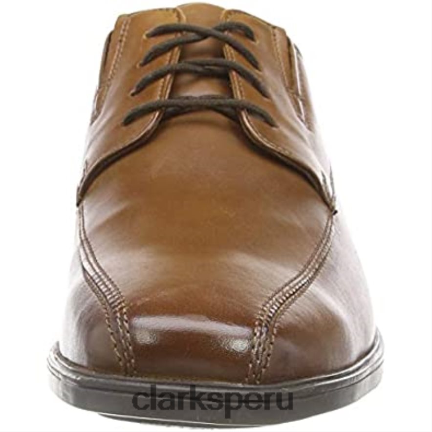 zapatos clarks tilden walk oxford para hombre marrón oscuro tostado lea hombres Clarks 40N4LX1010 marrón oscuro bronceado lea