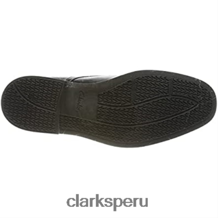 zapatos planos howard walk oxford clarks negros para hombre hombres Clarks 40N4LX1965 cuero negro