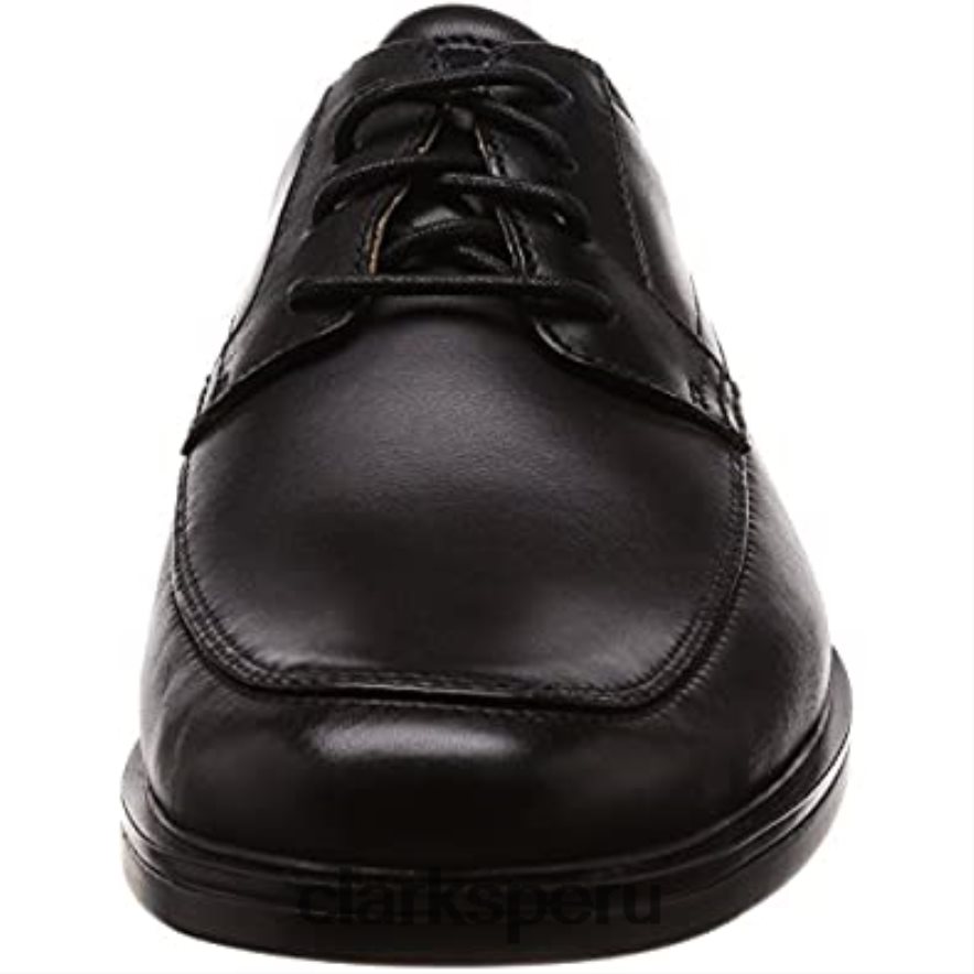zapatos planos un aldric park oxford para hombre clarks negros hombres Clarks 40N4LX1599 cuero negro