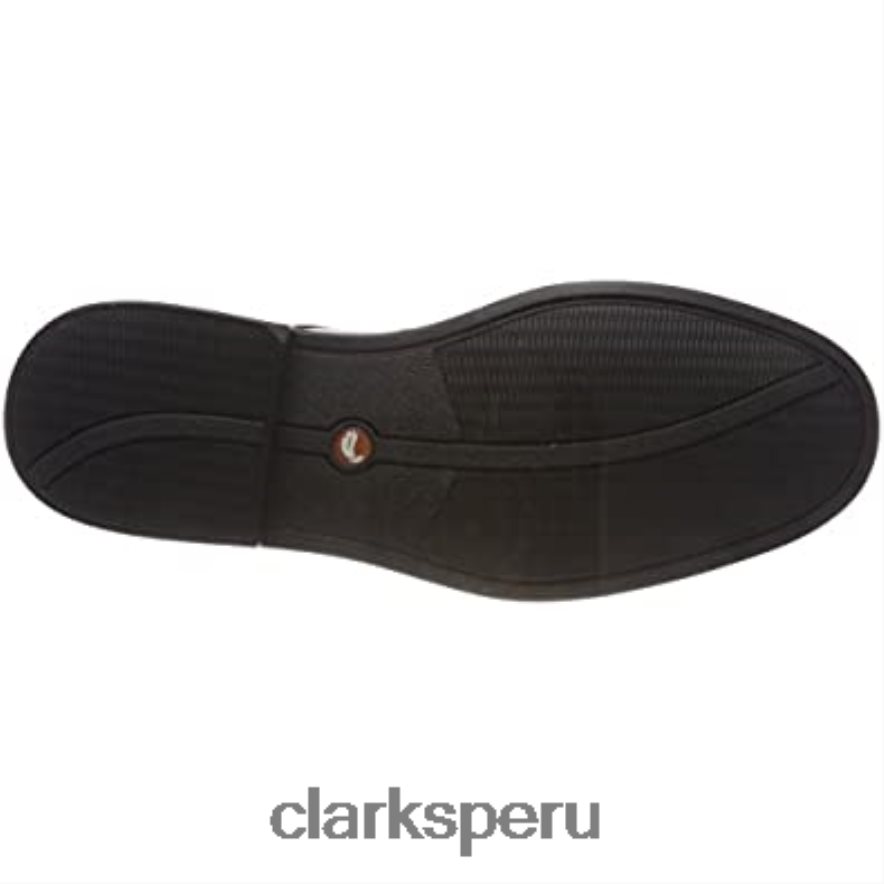 zapatos planos un aldric park oxford para hombre clarks negros hombres Clarks 40N4LX1599 cuero negro