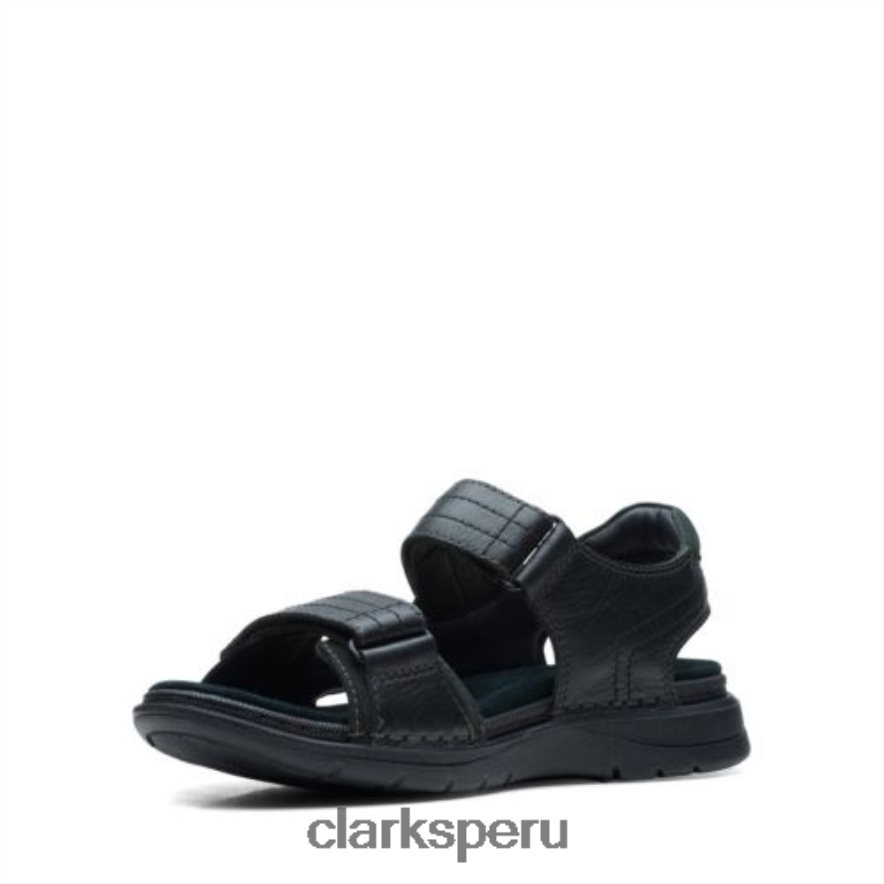 Clarks Nature Trek de cuero negro. hombres Clarks 40N4LX4420 cuero negro