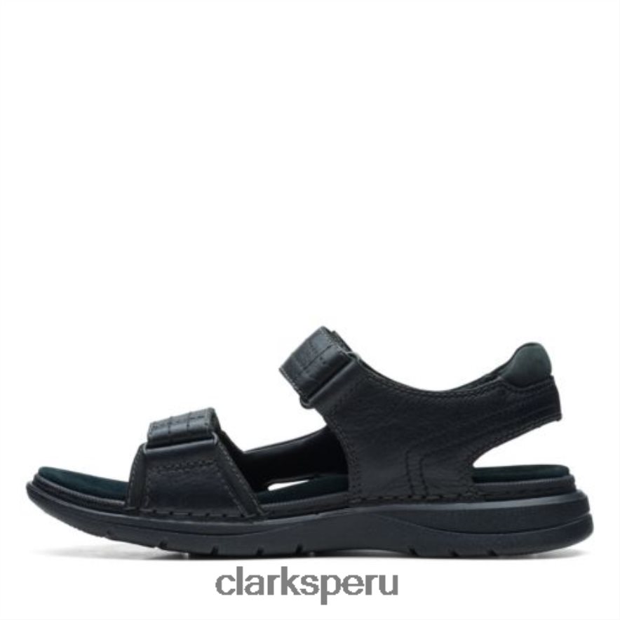 Clarks Nature Trek de cuero negro. hombres Clarks 40N4LX4420 cuero negro