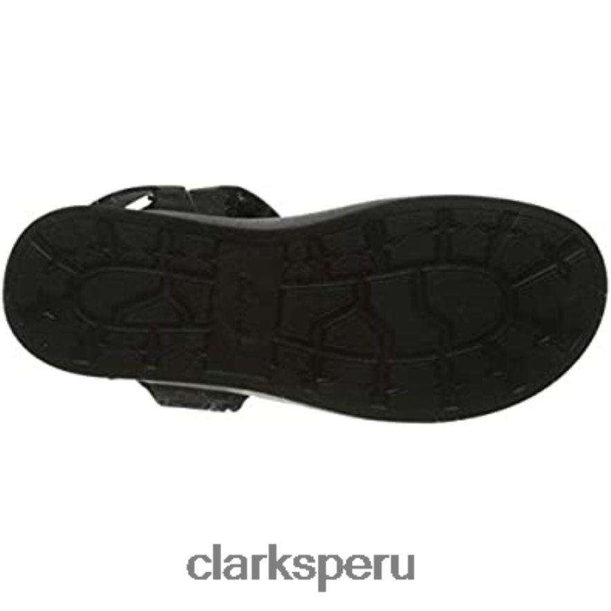 Sandalia clarks sunder range de nobuk negro para hombre hombres Clarks 40N4LX360 nubuck negro