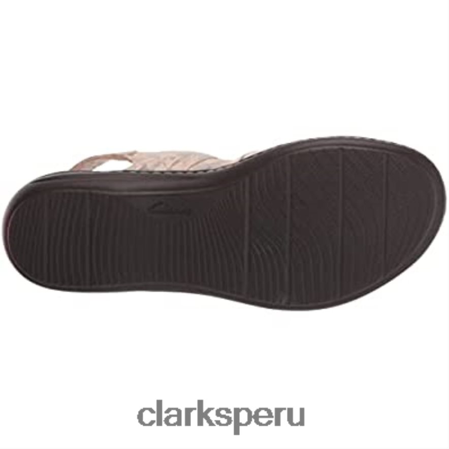 Sandalia plana estilo Laurieann de Clarks para hombre hombres Clarks 40N4LX1696