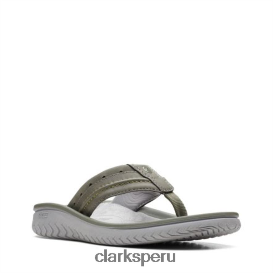 clarks oliva wesley post hombres Clarks 40N4LX4416 aceituna