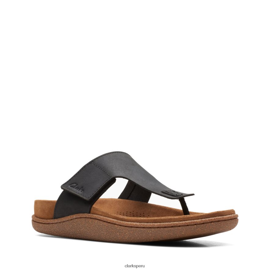 clarks pilton post cuero negro hombres Clarks 40N4LX3769 cuero negro