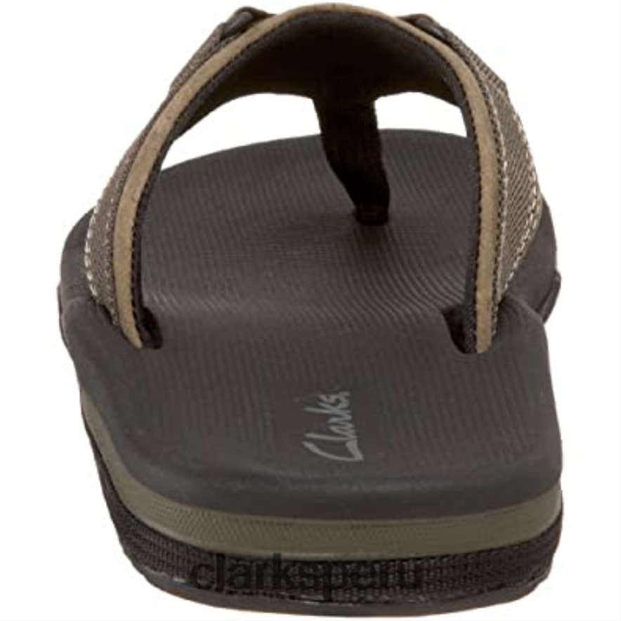 sandalia stoli hombre clarks oliva hombres Clarks 40N4LX2294 aceituna