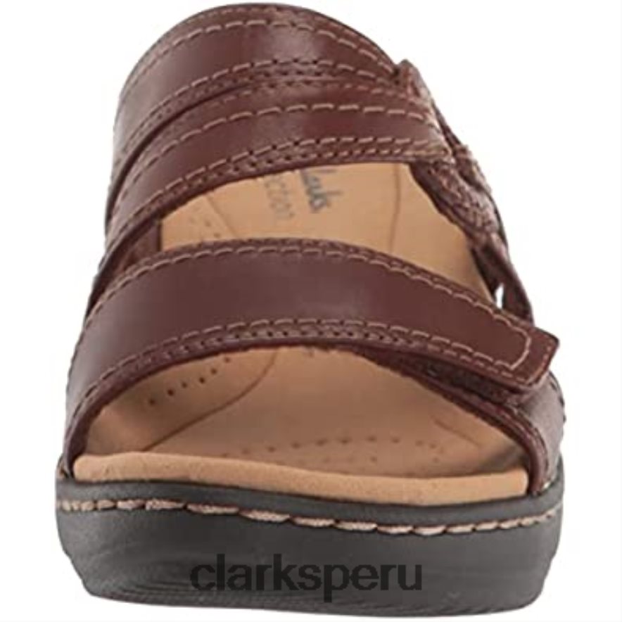 sandalias de tacón coral merliah para hombre clarks dark tan hombres Clarks 40N4LX2749 bronceado oscuro