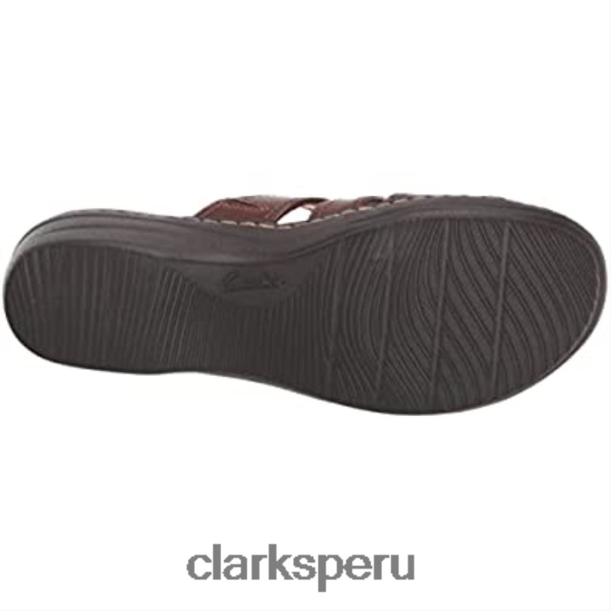 sandalias de tacón coral merliah para hombre clarks dark tan hombres Clarks 40N4LX2749 bronceado oscuro