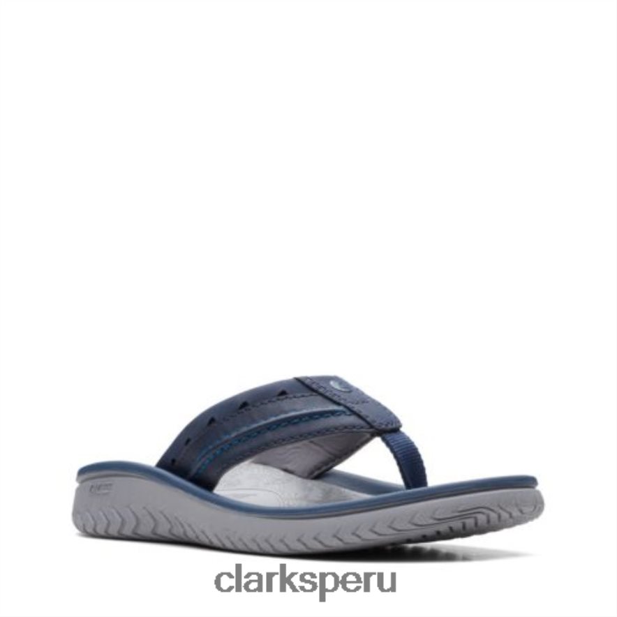 wesley post clarks azul marino hombres Clarks 40N4LX4415 Armada
