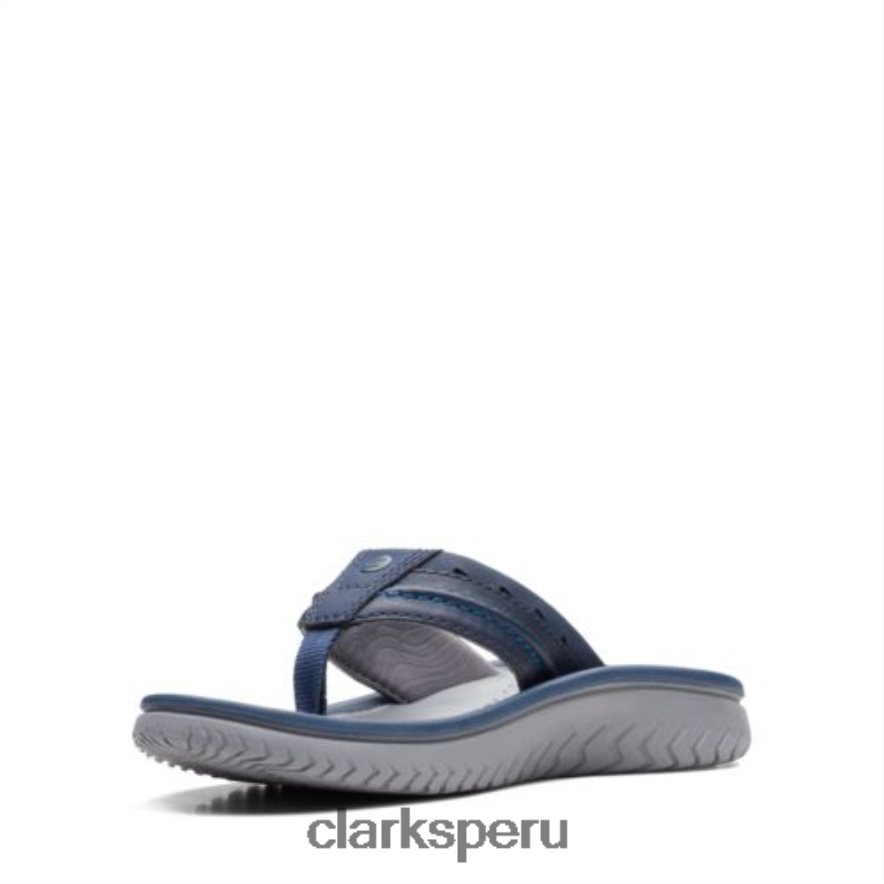 wesley post clarks azul marino hombres Clarks 40N4LX4415 Armada