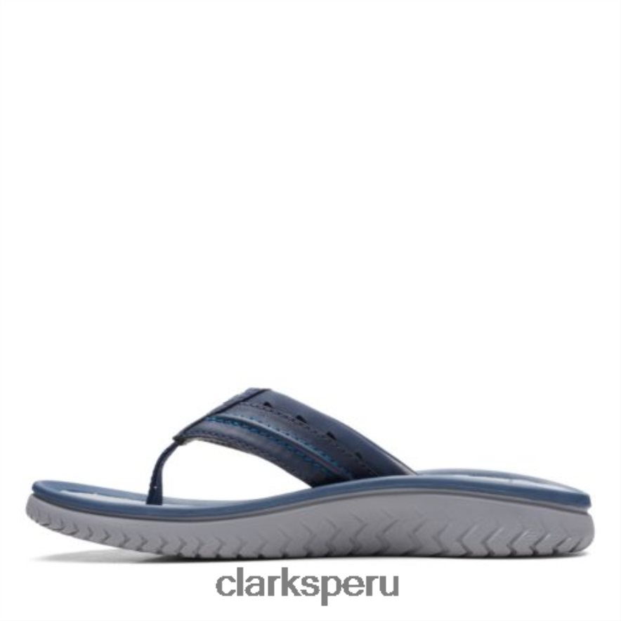 wesley post clarks azul marino hombres Clarks 40N4LX4415 Armada