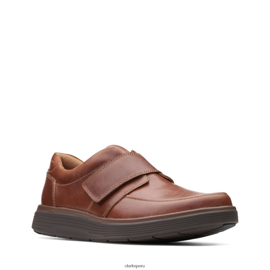 clarks un abode correa de cuero tostado oscuro hombres Clarks 40N4LX3490 cuero bronceado oscuro