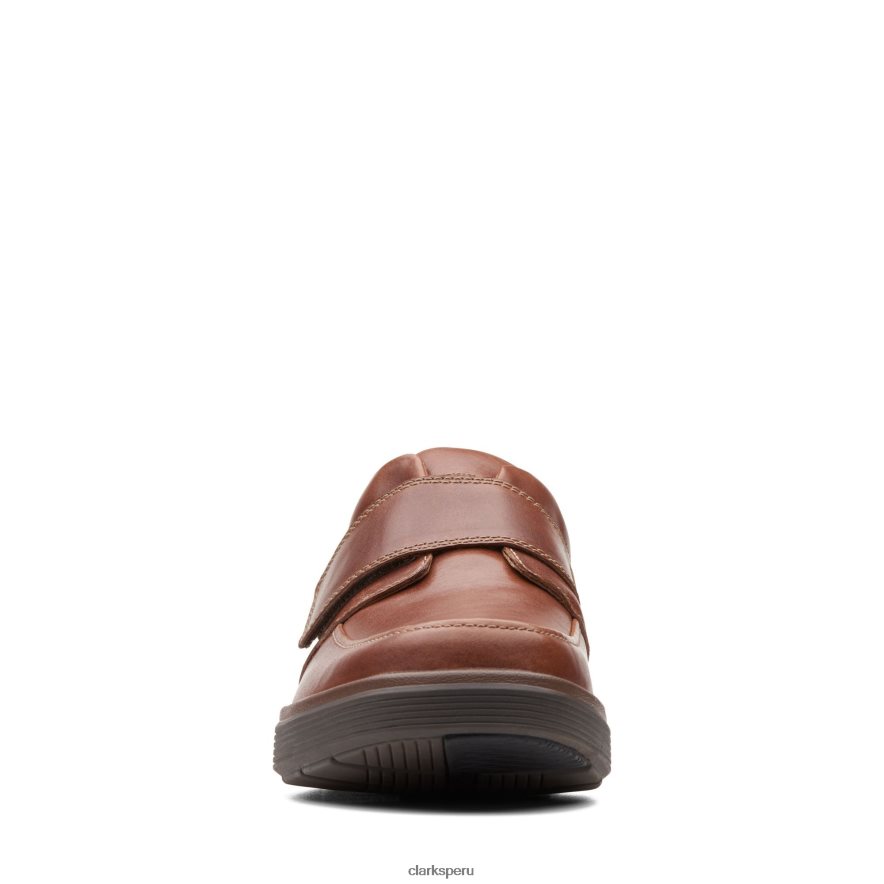 clarks un abode correa de cuero tostado oscuro hombres Clarks 40N4LX3490 cuero bronceado oscuro