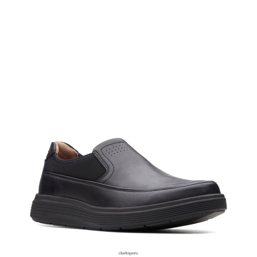 clarks un abode go de cuero negro hombres Clarks 40N4LX3556 cuero negro