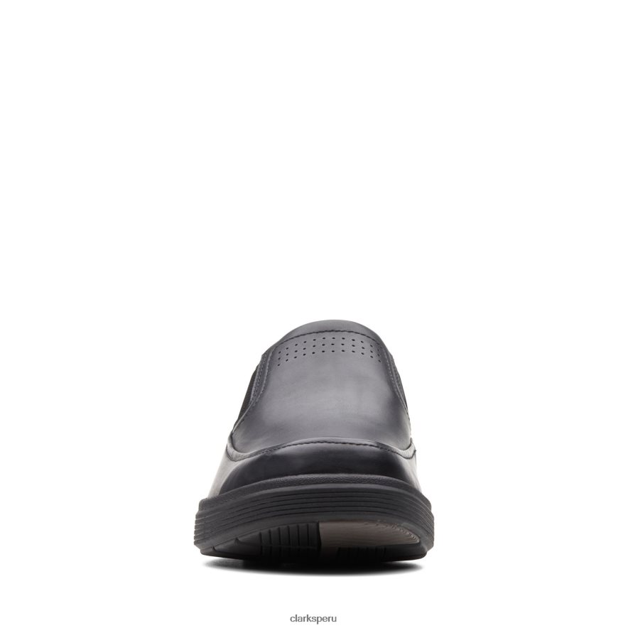 clarks un abode go de cuero negro hombres Clarks 40N4LX3556 cuero negro