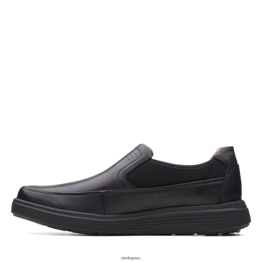 clarks un abode go de cuero negro hombres Clarks 40N4LX3556 cuero negro