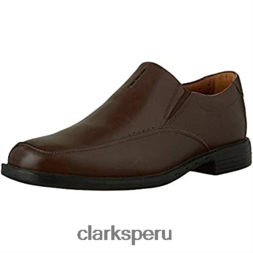 hombre unbizley lane vestido sin cordones de cuero oxfords clarks marrón hombres Clarks 40N4LX741 marrón