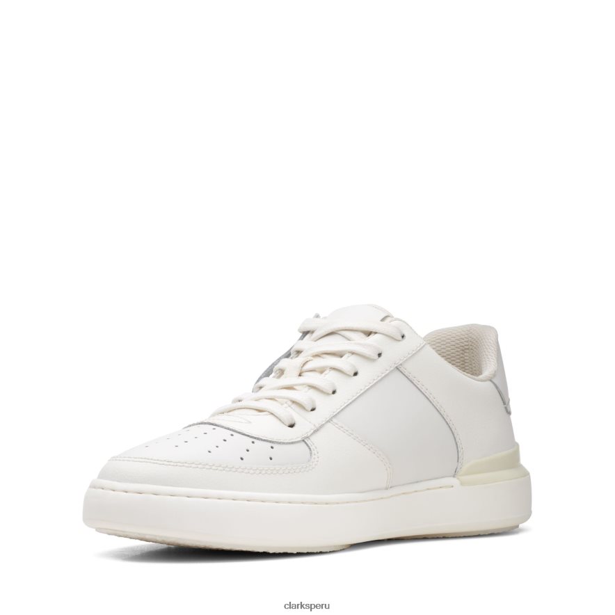 Corbata Clarks Court Lite blanca hombres Clarks 40N4LX3561 blanco