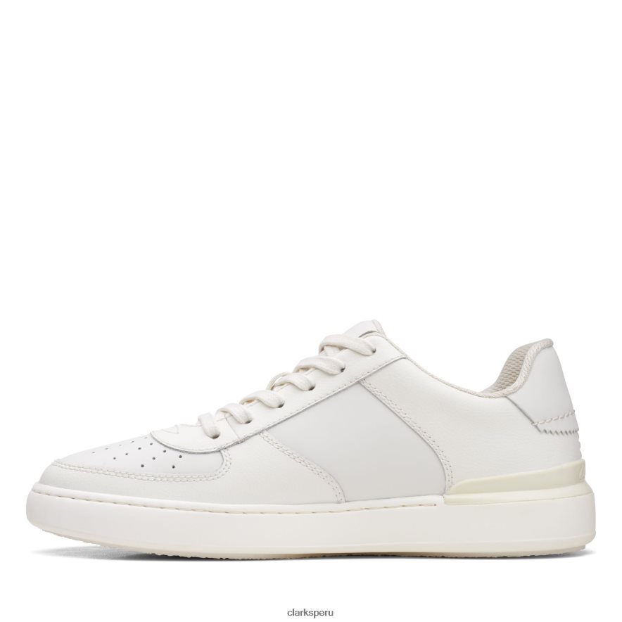 Corbata Clarks Court Lite blanca hombres Clarks 40N4LX3561 blanco