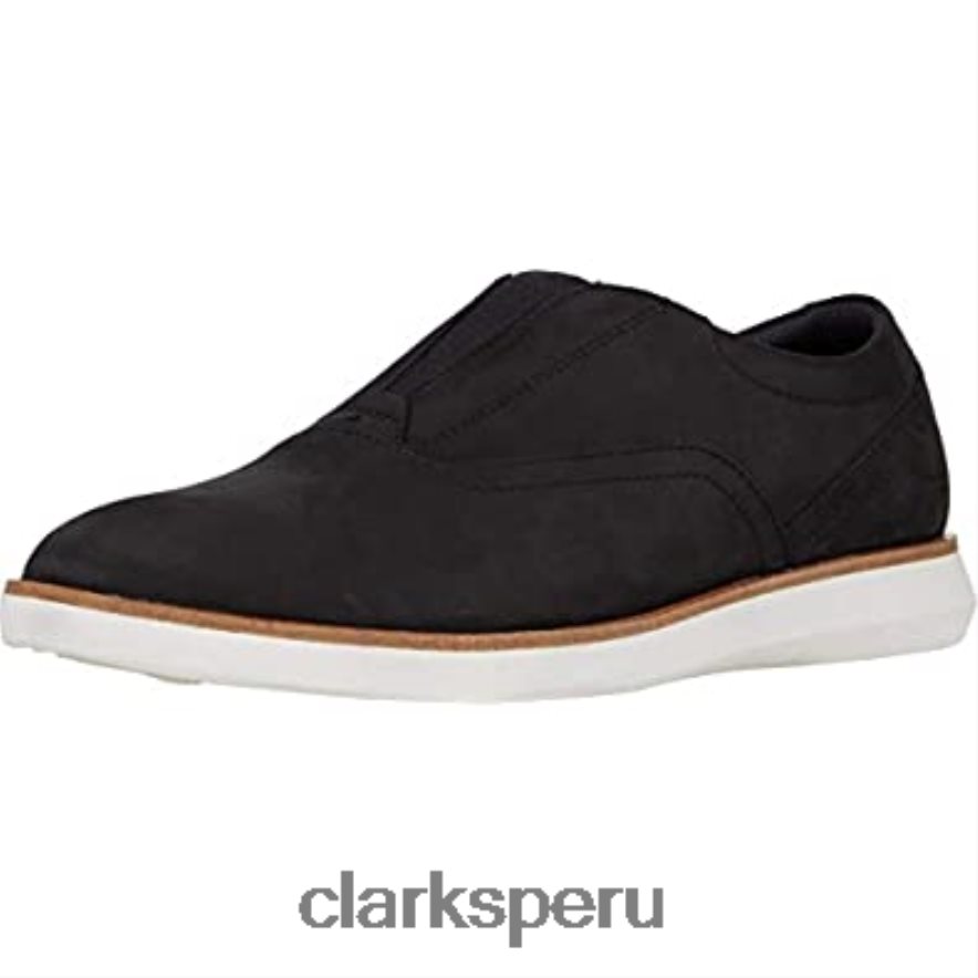 Zapatilla Clarks Banwell Free de nobuk negro para hombre hombres Clarks 40N4LX416 nubuck negro
