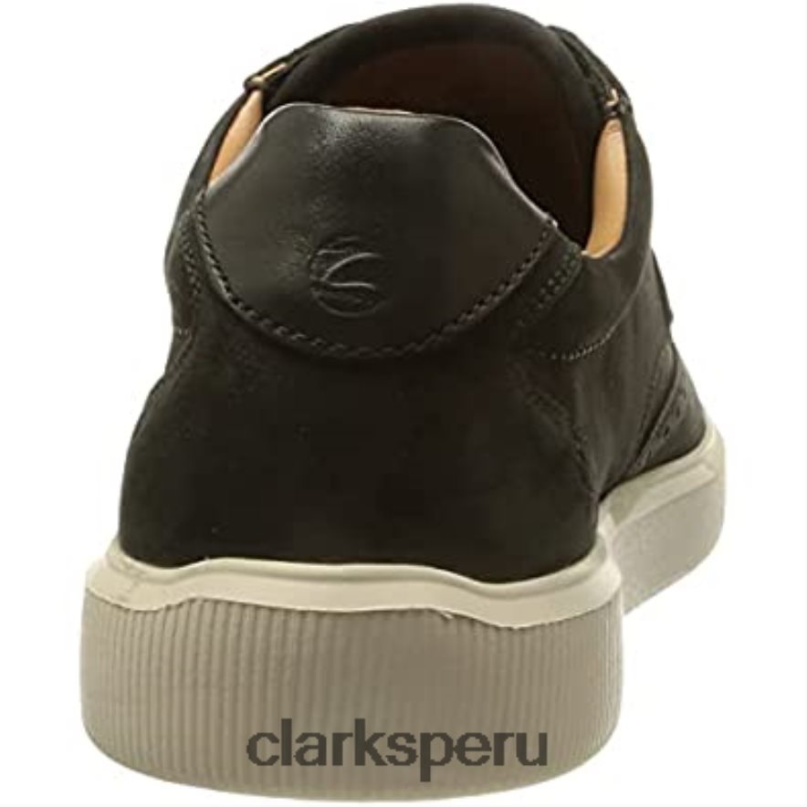 Zapatilla Clarks Cambro Wing para hombre de nobuk negro. hombres Clarks 40N4LX930 nubuck negro