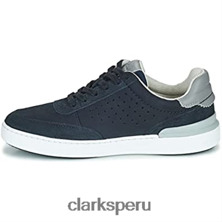 Zapatilla Clarks Court Lite Tor para hombre en color azul marino hombres Clarks 40N4LX73