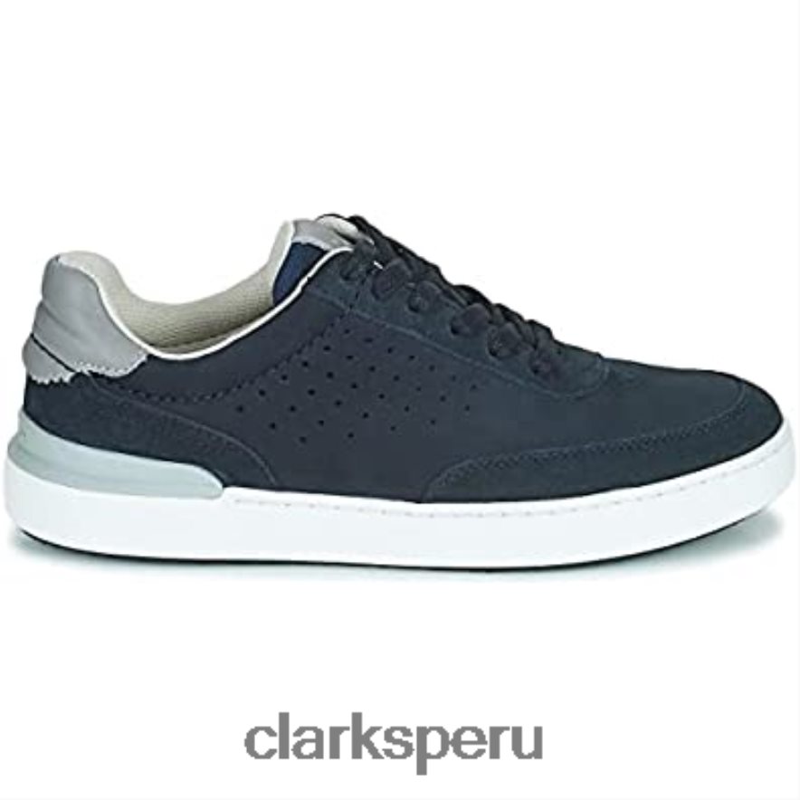 Zapatilla Clarks Court Lite Tor para hombre en color azul marino hombres Clarks 40N4LX73