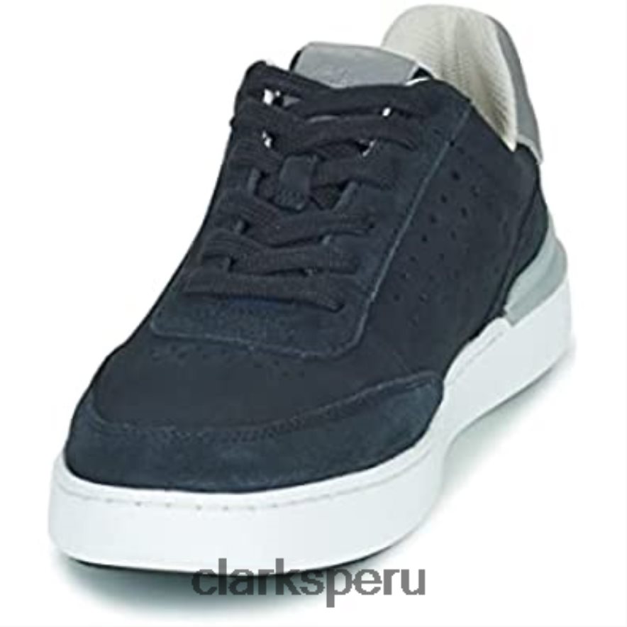 Zapatilla Clarks Court Lite Tor para hombre en color azul marino hombres Clarks 40N4LX73