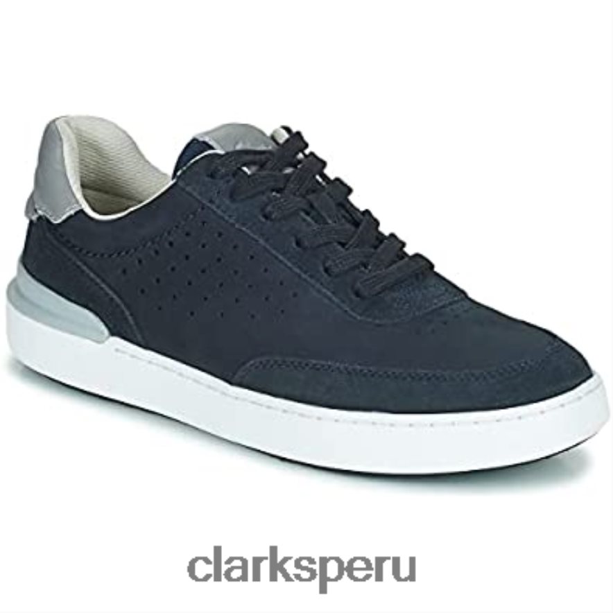 Zapatilla Clarks Court Lite Tor para hombre en color azul marino hombres Clarks 40N4LX73