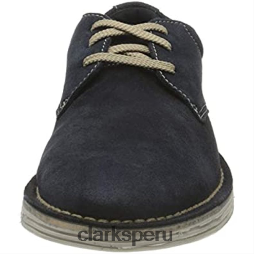 Zapatilla Clarks Forge Vibe de ante azul marino para hombre hombres Clarks 40N4LX697 gamuza azul marino