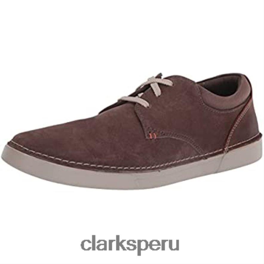 Zapatilla Clarks Gereld de ante color topo para hombre hombres Clarks 40N4LX1059 gamuza color topo