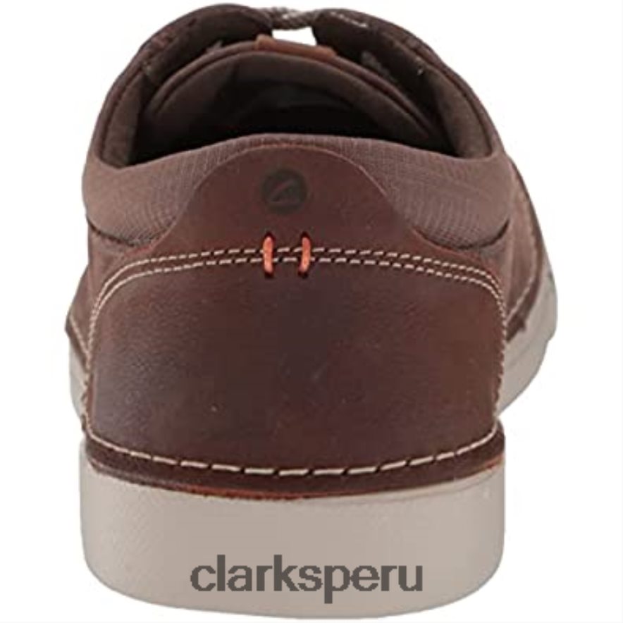 Zapatilla Clarks Gereld de ante color topo para hombre hombres Clarks 40N4LX1059 gamuza color topo