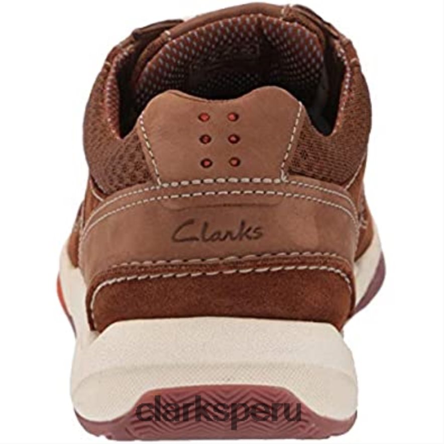 Zapatilla Clarks Langton Lane de nobuk tostado para hombre hombres Clarks 40N4LX2931