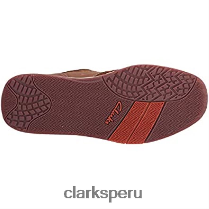 Zapatilla Clarks Langton Lane de nobuk tostado para hombre hombres Clarks 40N4LX2931