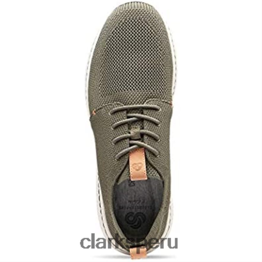 Zapatilla clarks step urban mix de hombre verde caqui hombres Clarks 40N4LX2433 verde caqui