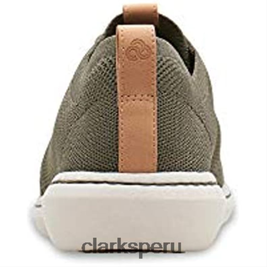 Zapatilla clarks step urban mix de hombre verde caqui hombres Clarks 40N4LX2433 verde caqui