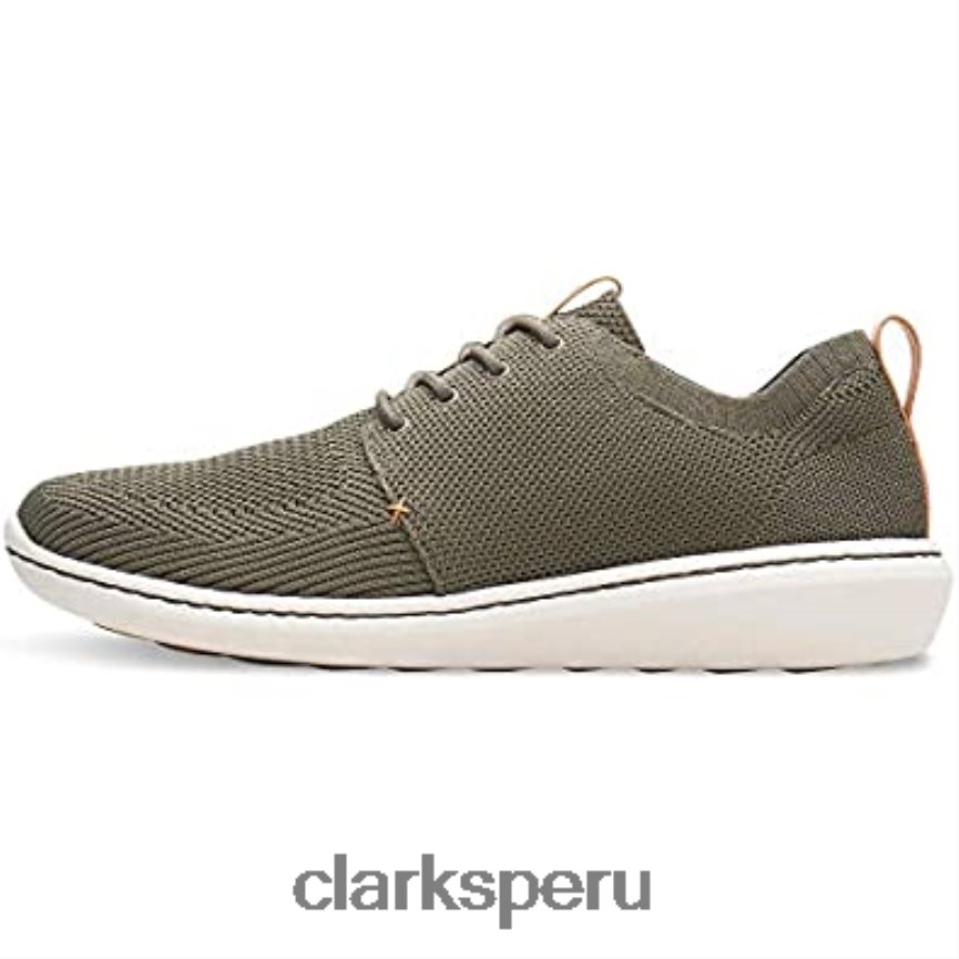 Zapatilla clarks step urban mix de hombre verde caqui hombres Clarks 40N4LX2433 verde caqui