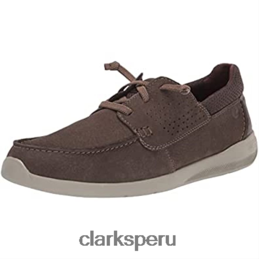 Zapatilla gorwmoc de hombre de nobuk marrón clarks hombres Clarks 40N4LX1838 nubuck marrón